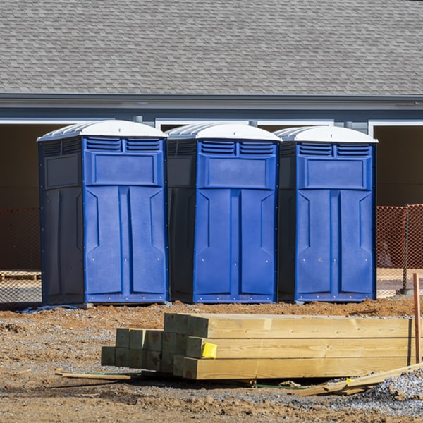 what is the cost difference between standard and deluxe porta potty rentals in Dunlap Iowa